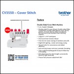 BROTHER/CV3550 PORTABLE COVERSTITCH MACHINE